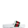Men Gucci Web Detail Slides