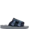 Men Suicoke Double Strap Slides