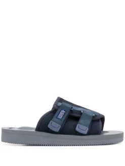 Men Suicoke Double Strap Slides