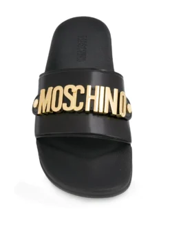 Men Moschino Logo Plaque Slides -Sebago || Giuseppe Zanotti || Castañer Shop 14895141 24431977 1000