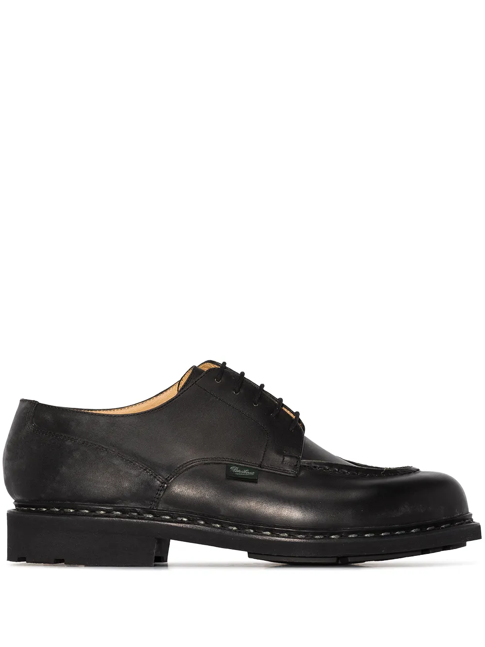 Men Paraboot Chambord Leather Derby Shoes 3 Men Paraboot Chambord Leather Derby Shoes