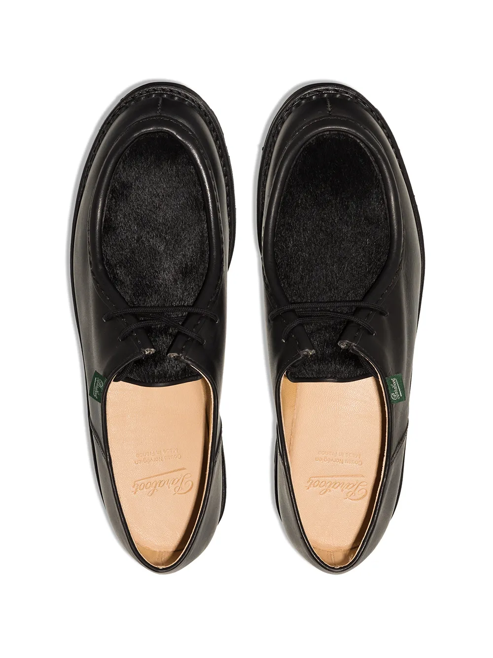 Men Paraboot Chambord Leather Derby Shoes 6 Men Paraboot Chambord Leather Derby Shoes - Image 4