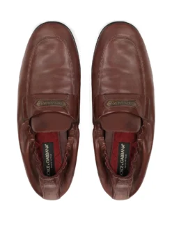 Men Dolce & Gabbana Logo-embossed Leather Slippers -Sebago || Giuseppe Zanotti || Castañer Shop 16063539 31208538 1000