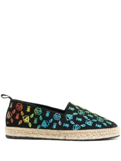 Men Philipp Plein Logo-print Espadrilles