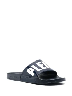 Men Philipp Plein Two-tone Logo-print Slides 7 Men Philipp Plein Two-tone Logo-print Slides -Sebago || Giuseppe Zanotti || Castañer Shop 16193046 31639930 1000