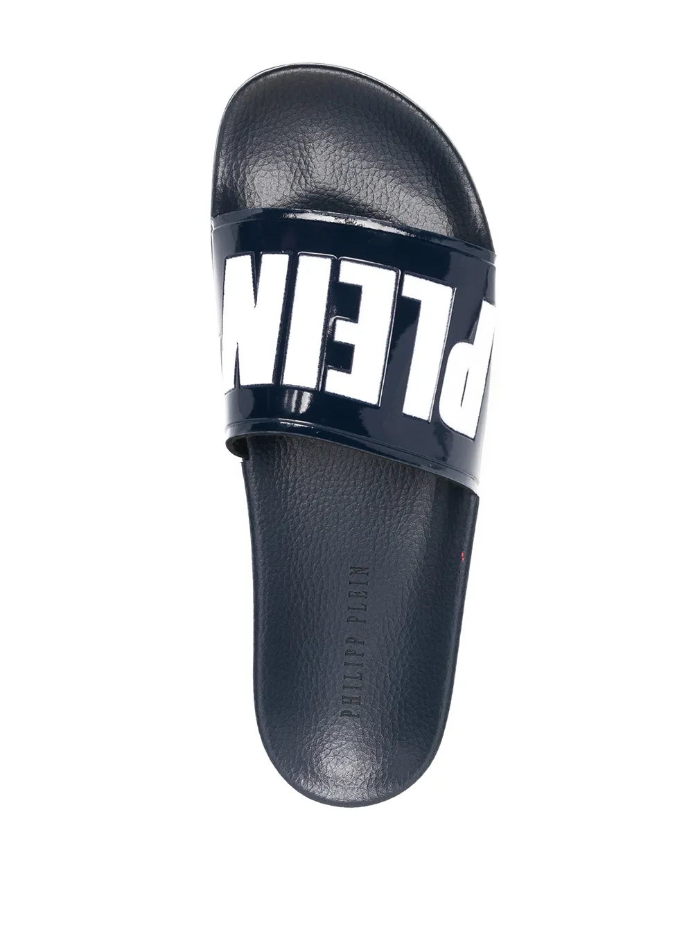 Men Philipp Plein Two-tone Logo-print Slides 6 Men Philipp Plein Two-tone Logo-print Slides - Image 4