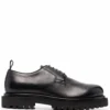 Men Officine Creative Polished Leather Derby Shoes
