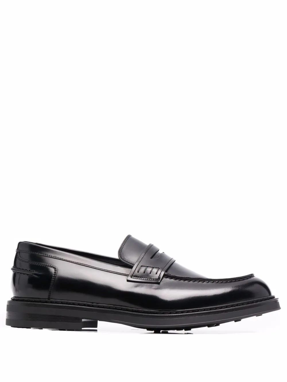 Men Doucal's Leather Penny Loafers 3 Men Doucal's Leather Penny Loafers