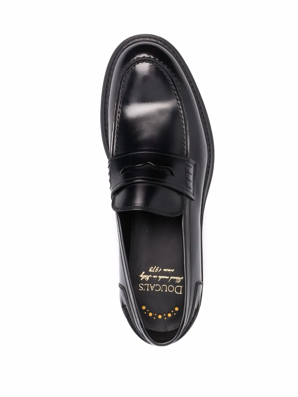 Men Doucal's Leather Penny Loafers 6 Men Doucal's Leather Penny Loafers - Image 4