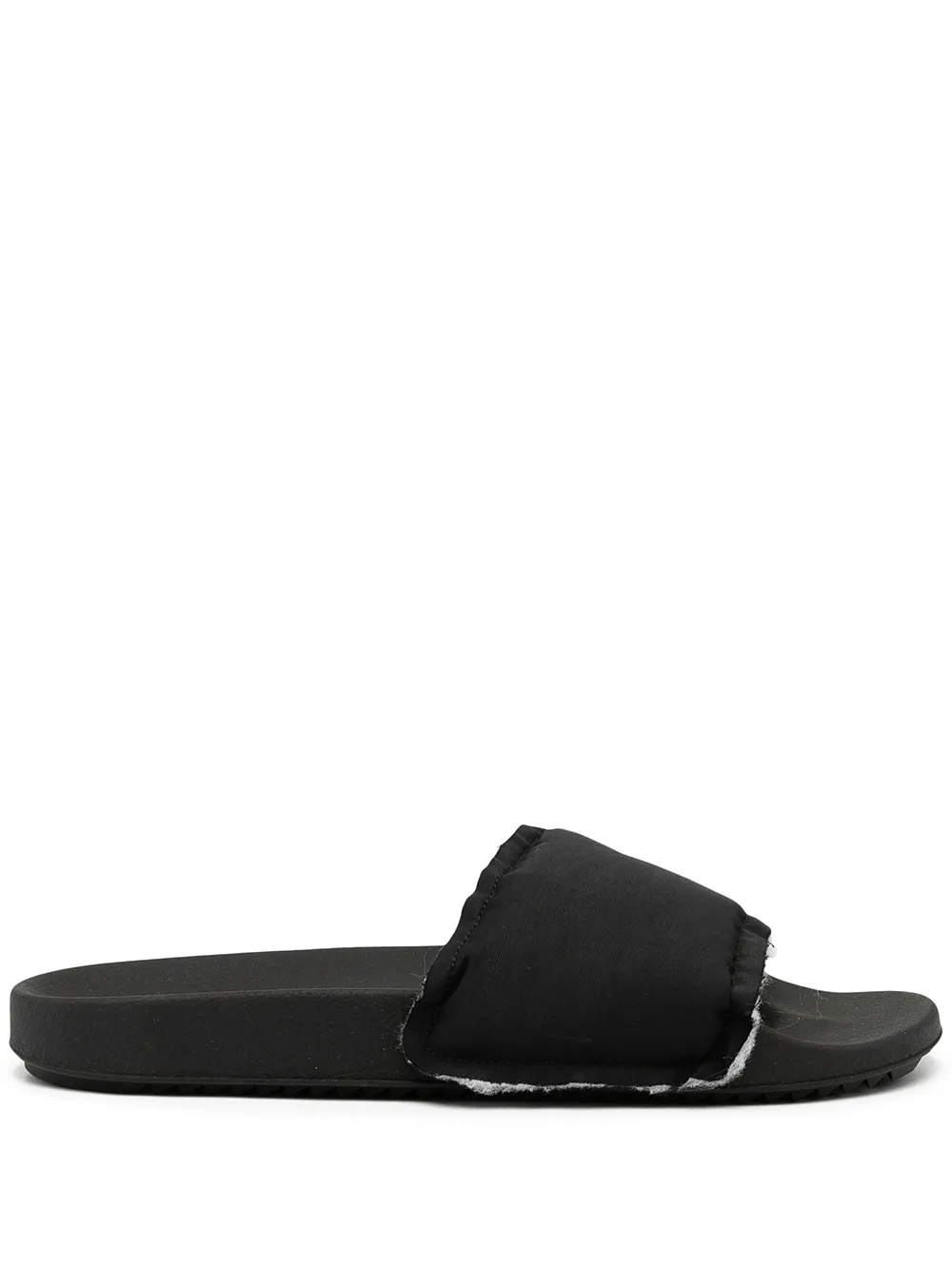 Men Rick Owens DRKSHDW Padded Black Slides 3 Men Rick Owens DRKSHDW Padded Black Slides