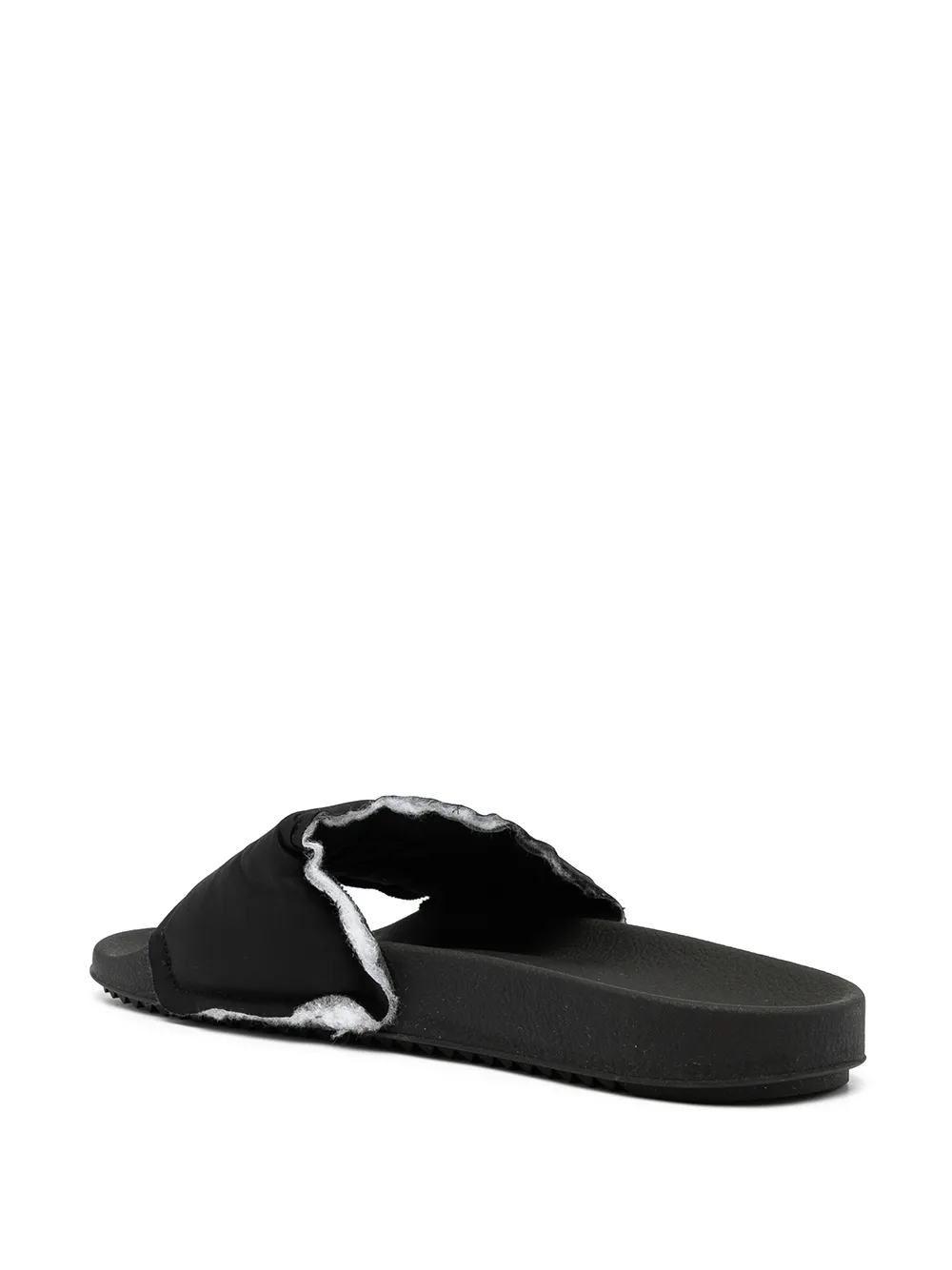 Men Rick Owens DRKSHDW Padded Black Slides 5 Men Rick Owens DRKSHDW Padded Black Slides - Image 3