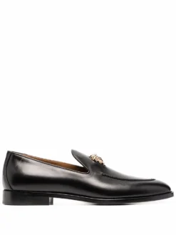 Men Versace Medusa Plaque Loafers