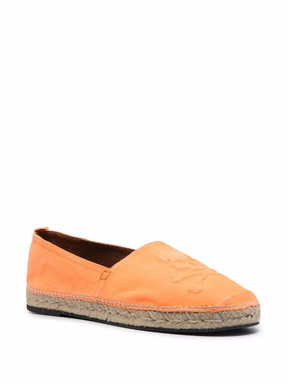 Men Philipp Plein Orange Leather Espadrilles 4 Men Philipp Plein Orange Leather Espadrilles - Image 2