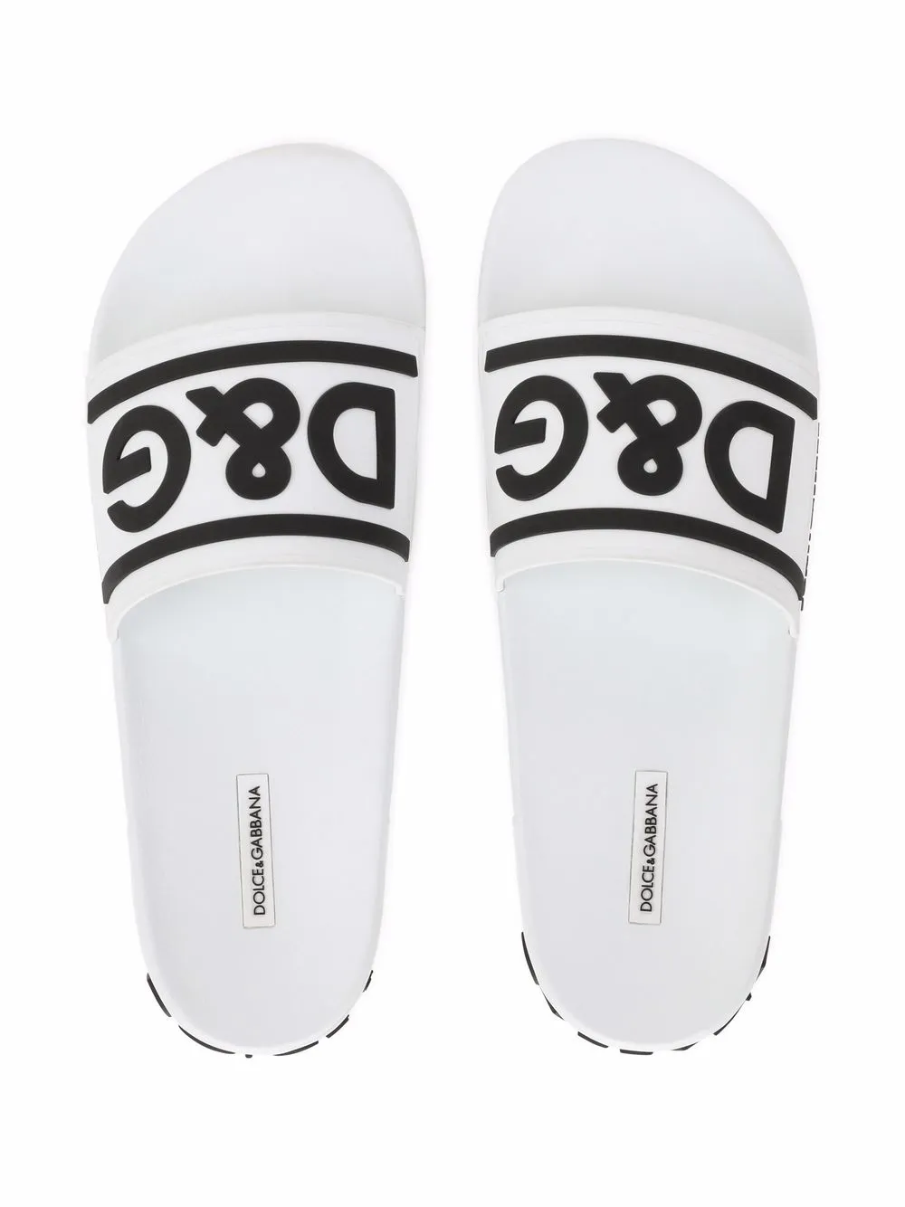 Men Dolce & Gabbana Logo-strap Slides 6 Men Dolce & Gabbana Logo-strap Slides - Image 4