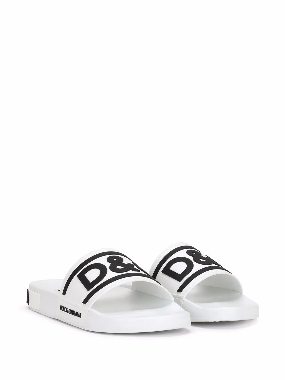 Men Dolce & Gabbana Logo-strap Slides 4 Men Dolce & Gabbana Logo-strap Slides - Image 2