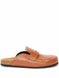 Men JW Anderson Logo-debossed Loafer Mules