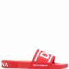 Men Dolce & Gabbana Embossed-logo Slides
