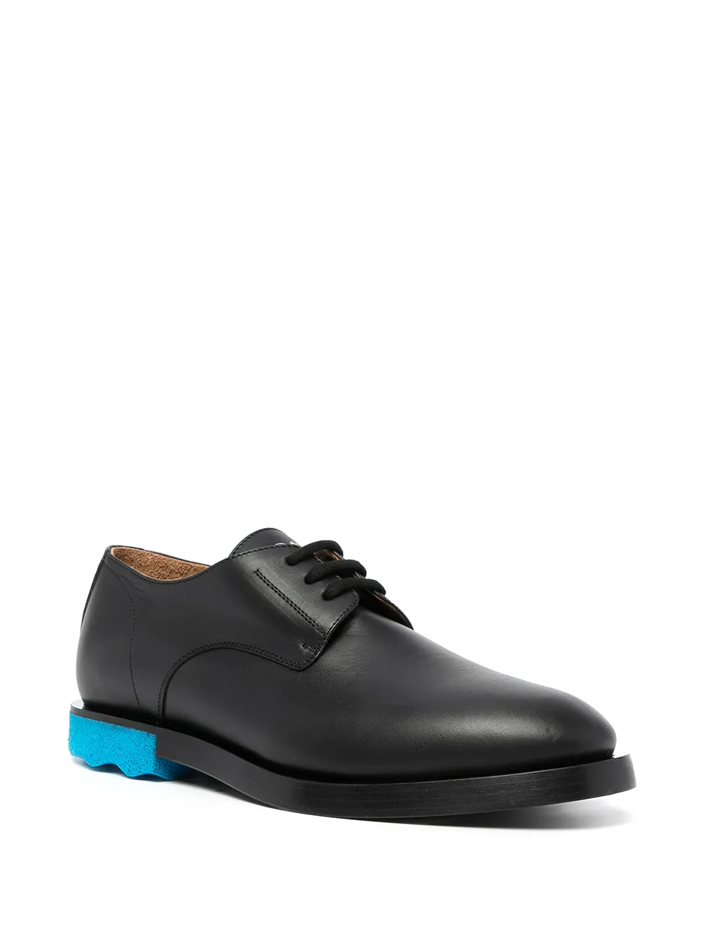 Men Off-White Contrasting-sole Derby Shoes 4 Men Off-White Contrasting-sole Derby Shoes - Image 2