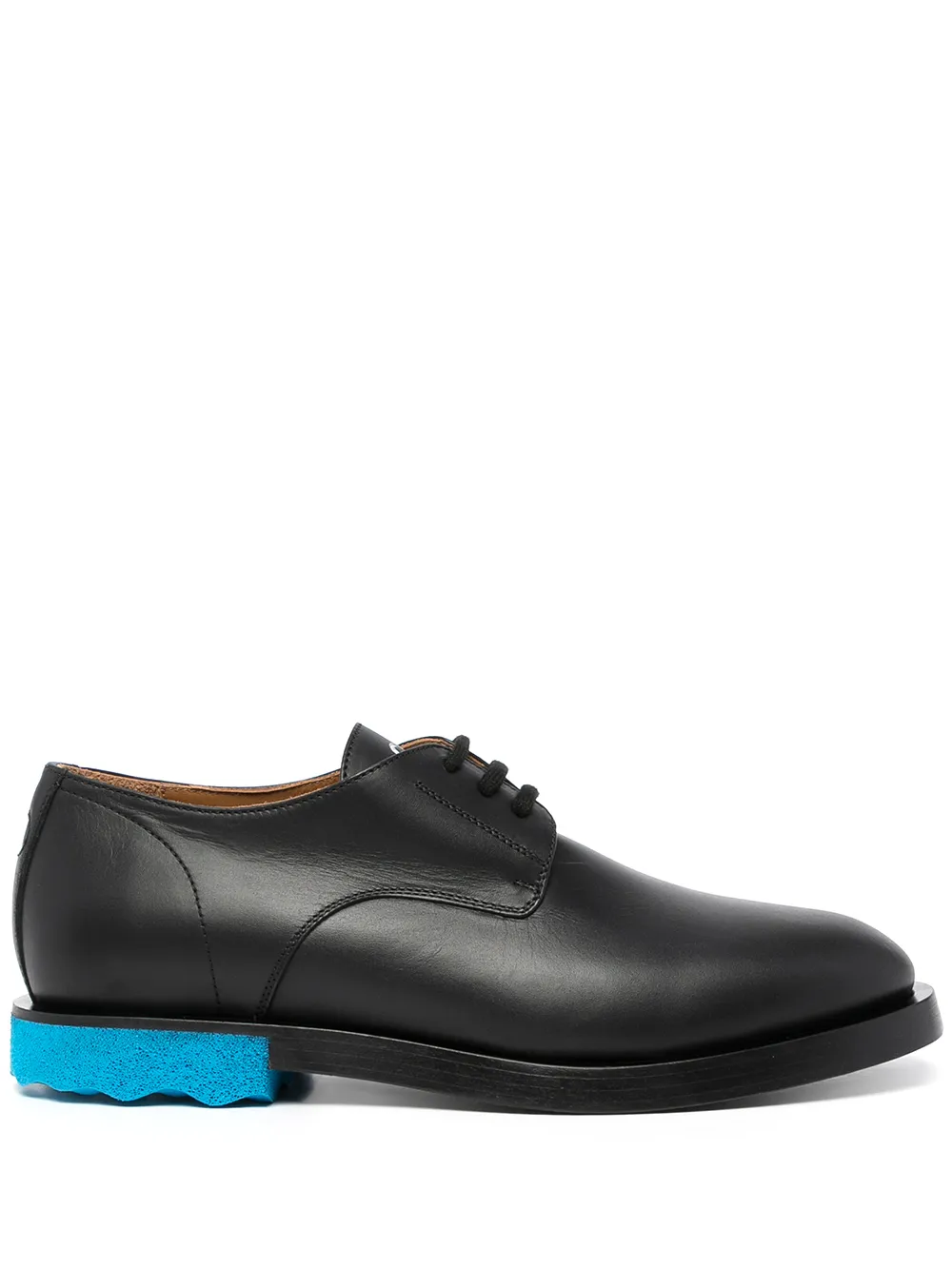 Men Off-White Contrasting-sole Derby Shoes 3 Men Off-White Contrasting-sole Derby Shoes
