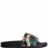 Men Giuseppe Zanotti Brett Graphic Print Slides