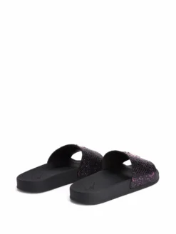 Men Giuseppe Zanotti Brett Crocodile-embossed Metallic Sliders -Sebago || Giuseppe Zanotti || Castañer Shop 17713131 37298412 1000