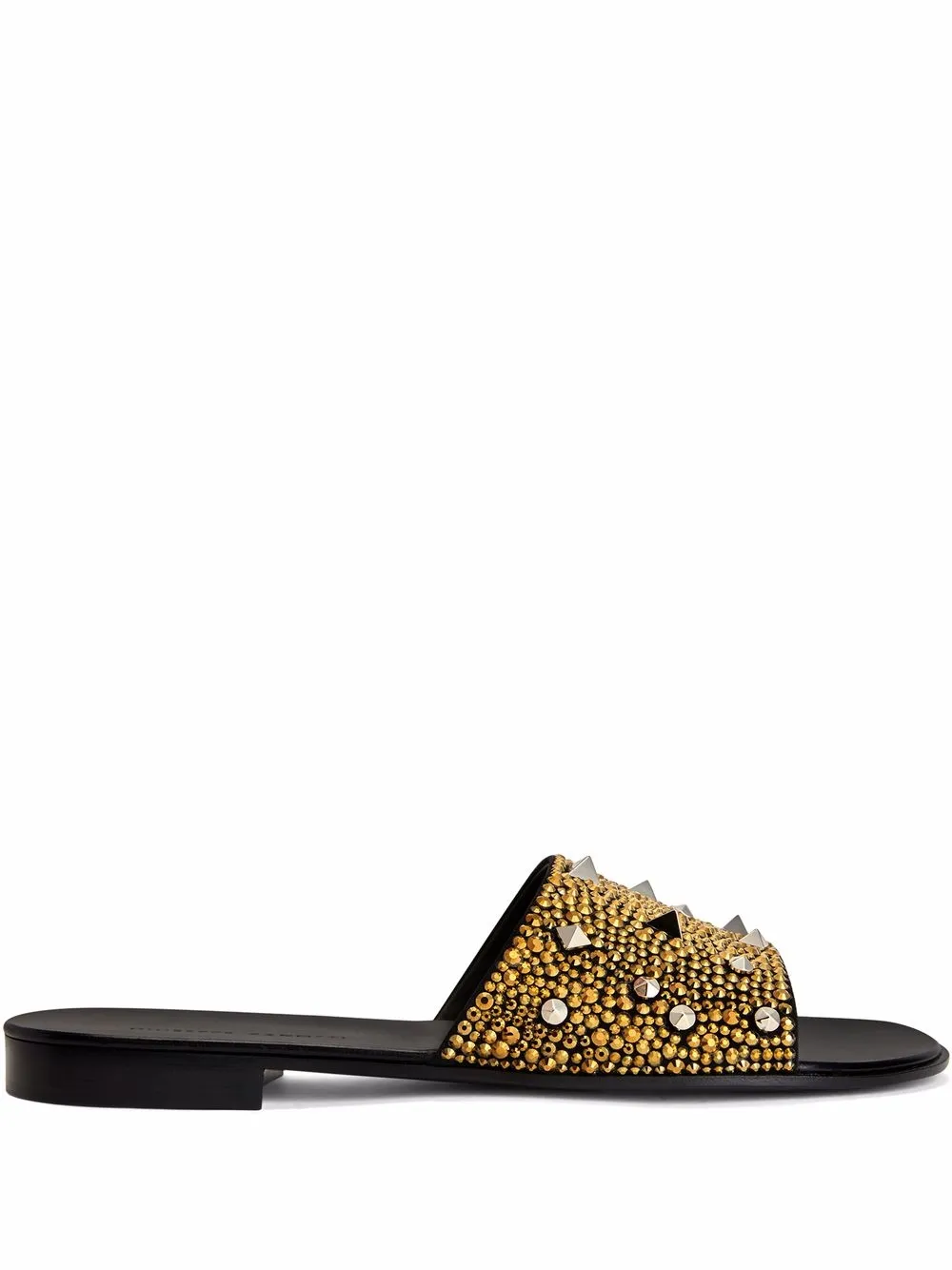 Men Giuseppe Zanotti Darrin Encrusted Slip-on Sliders 3 Men Giuseppe Zanotti Darrin Encrusted Slip-on Sliders
