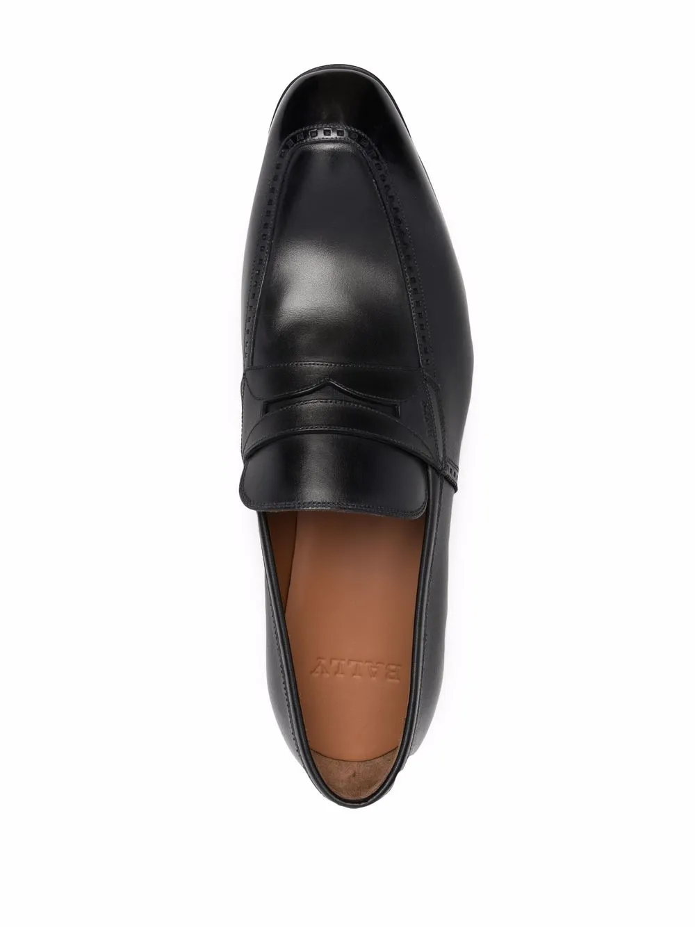 Men Bally Low-heel Leather Loafers 6 Men Bally Low-heel Leather Loafers - Image 4