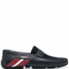 Men Bally Stripe-detail Leather Moccasins -Sebago || Giuseppe Zanotti || Castañer Shop 17765379 37696224 1000