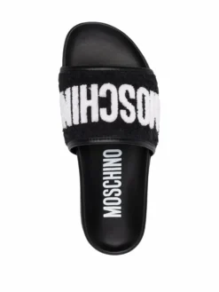 Men Moschino Logo-lettering Leather Slides -Sebago || Giuseppe Zanotti || Castañer Shop 17956584 37899385 1000