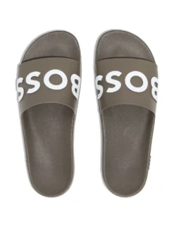 Men BOSS Logo-print Pool Slides -Sebago || Giuseppe Zanotti || Castañer Shop 17988260 40290922 1000
