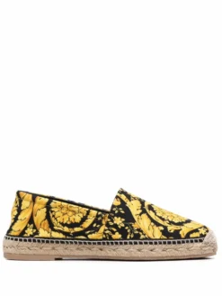 Men Versace Baroque-print Espadrilles