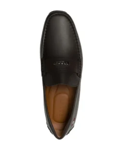 Men Bally Logo-plaque Leather Loafers -Sebago || Giuseppe Zanotti || Castañer Shop 18272955 39099547 1000