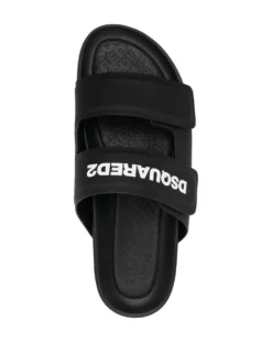 Men Dsquared2 Logo Touch-strap Slides -Sebago || Giuseppe Zanotti || Castañer Shop 18285299 39040265 1000