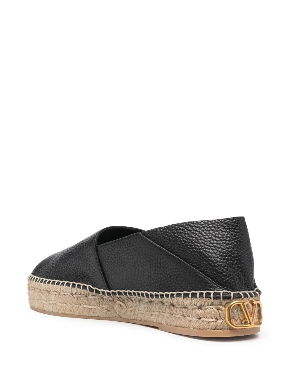 Men Valentino Garavani Logo-plaque Leather Espadrilles 5 Men Valentino Garavani Logo-plaque Leather Espadrilles - Image 3