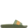 Men Moschino Logo-strap Slides
