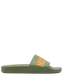 Men Moschino Logo-strap Slides