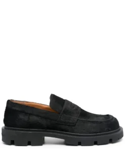 Men Maison Margiela Ridged-sole Detail Loafers