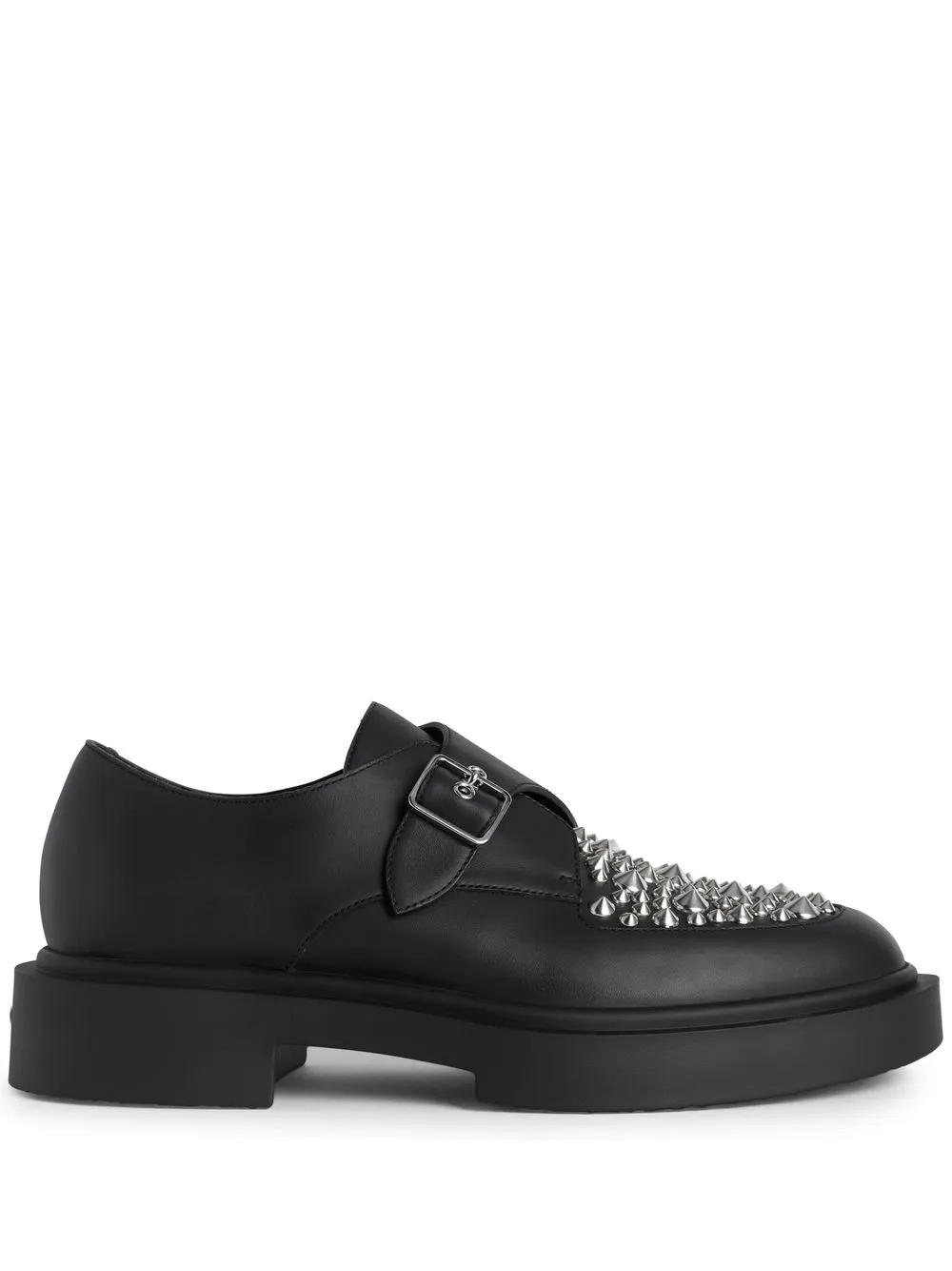 Men Giuseppe Zanotti Adric Studded Leather Loafers 3 Men Giuseppe Zanotti Adric Studded Leather Loafers