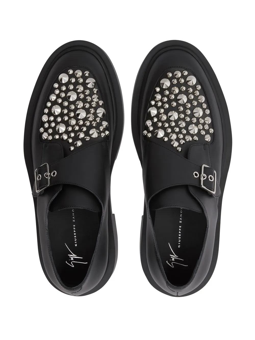 Men Giuseppe Zanotti Adric Studded Leather Loafers 6 Men Giuseppe Zanotti Adric Studded Leather Loafers - Image 4