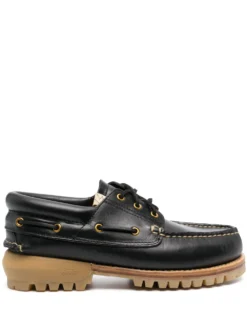 Sebago || Giuseppe Zanotti || Castañer Shop 42 Men Visvim Wallace Deck-Folk Leather Boat Shoes