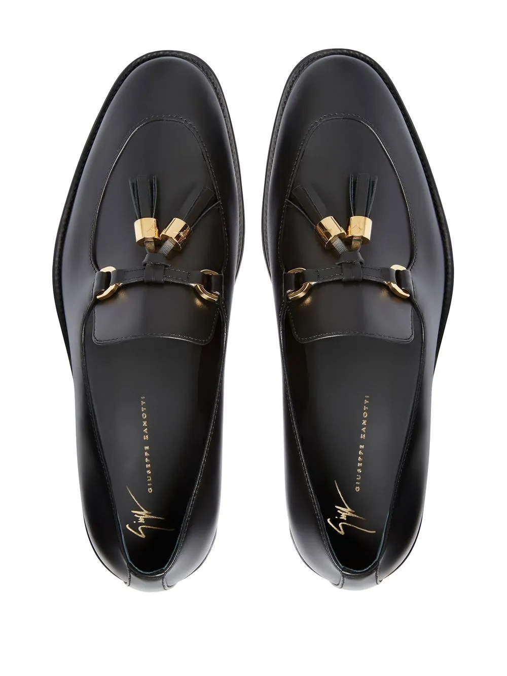 Men Giuseppe Zanotti Tassel Leather Loafers 6 Men Giuseppe Zanotti Tassel Leather Loafers - Image 4