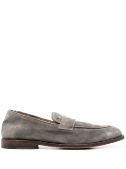 Men Officine Creative Opera Suede Penny Loafers