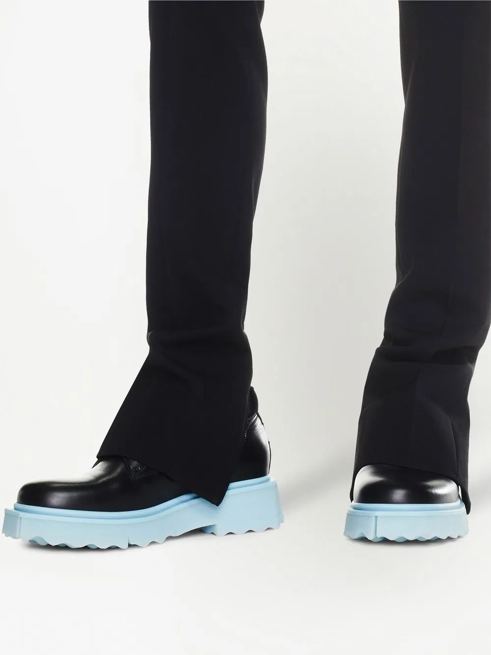 Men Off-White Leather Sponge Derby 8 Men Off-White Leather Sponge Derby - Image 6