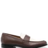 Men Manuel Ritz Contrasting Leather Loafers