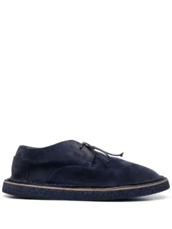 Men Marsèll Wide-cut Suede Derby Shoes