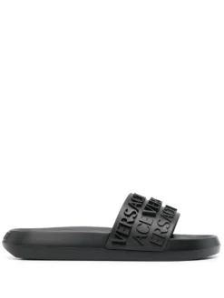 Sebago || Giuseppe Zanotti || Castañer Shop 10 Men Versace Logo-strap Flat Slides