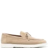 Men Doucal&apos;s Lace-detailing Suede Loafers