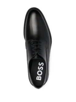 Men BOSS Logo-embossed Leather Derby Shoes -Sebago || Giuseppe Zanotti || Castañer Shop 19658855 43959705 1000
