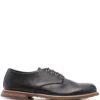 Men Premiata Pebbled-leather Derby Shoes