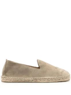 Men Manebi Logo-debossed Suede Espadrilles